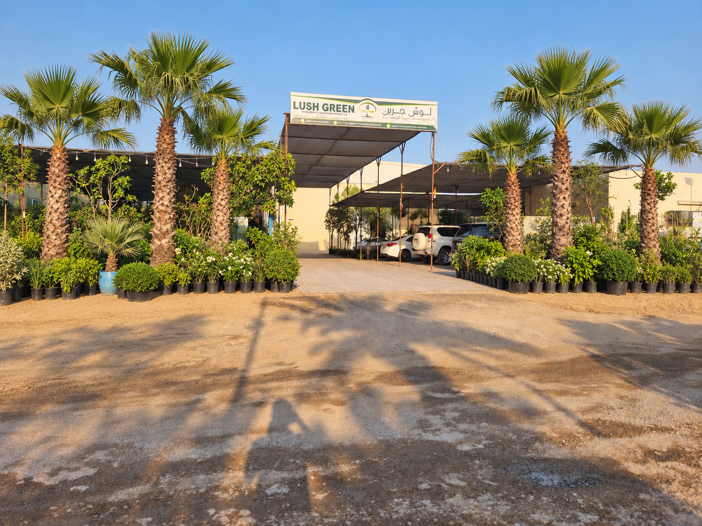 Lush Green Nursery entrance